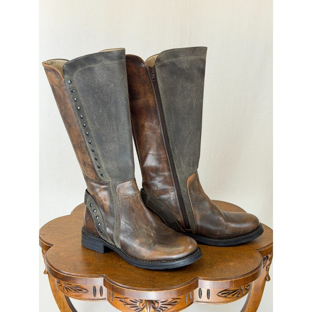 NIB Casta Roma Taupe Tall Riding Boot STUNNING Leather GORGEOUS #0321 EU 41 - Picture 6 of 8